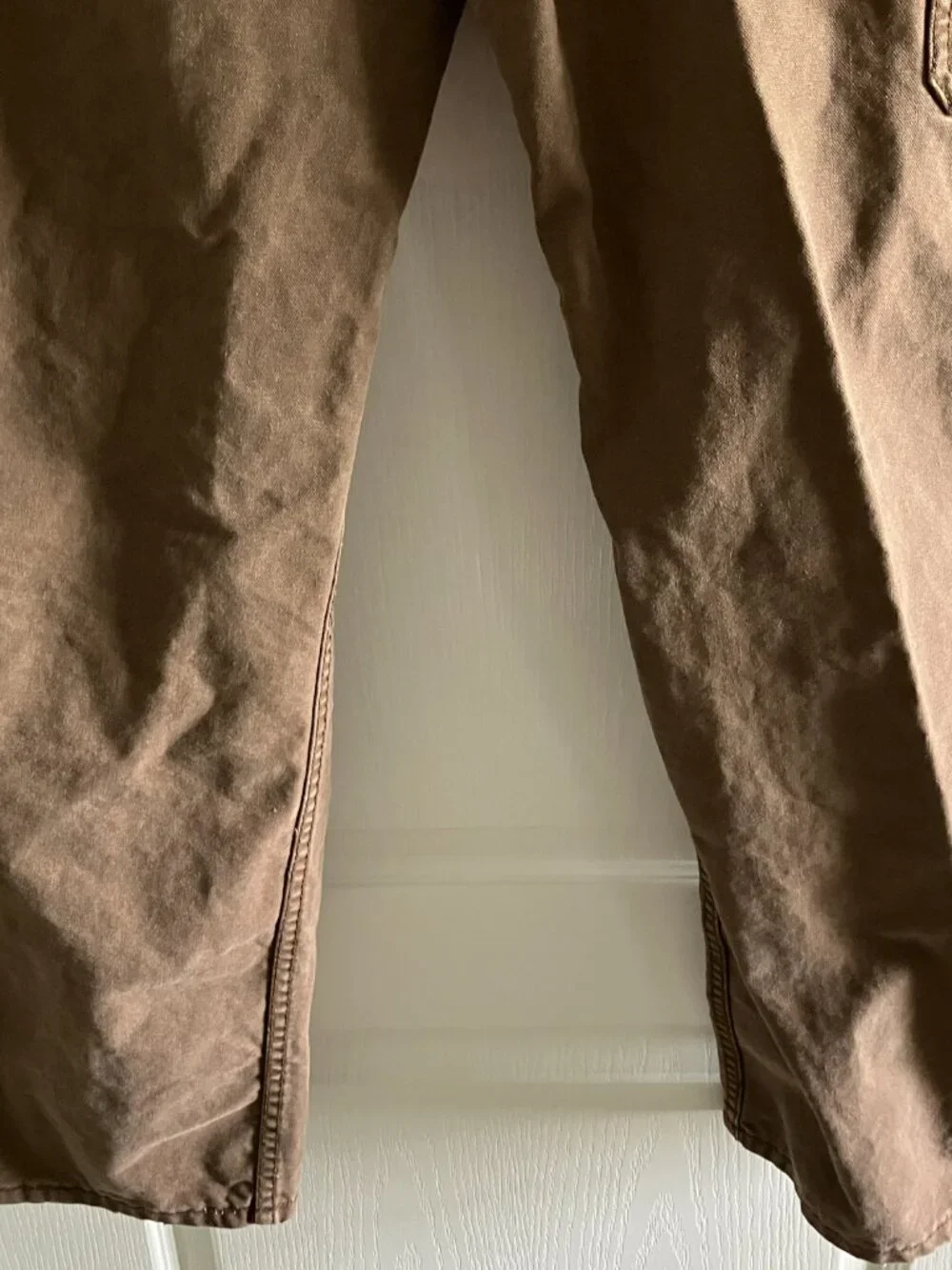 C.E. Schmidt Pant Mens 36X34 Brown Cotton Carpenter Straight Utility Workwear.
